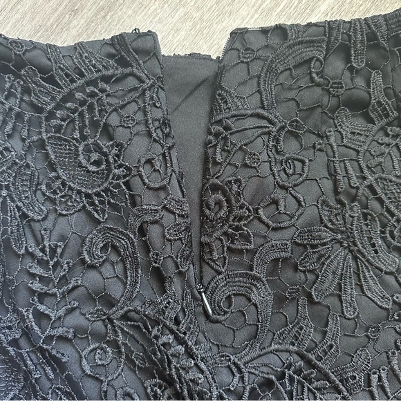 BEBE Black Lace Midi Skirt - Picture 3 of 5